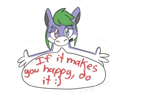 Tanby, the group mascot, a purple alien creature with green hair, offers a caring hug.