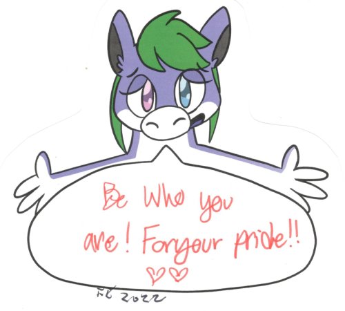 Tanby, the group mascot, a purple alien creature with green hair, offers a caring hug.